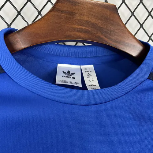 Camisa Versão Jogador Manga Longa Azul Edição Conjunta Manchester United 2024/2025  — view 4