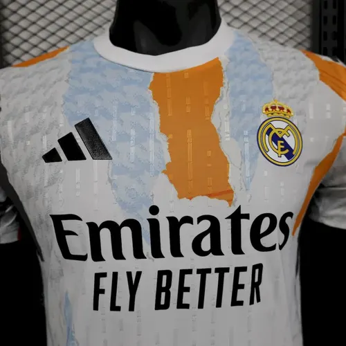 2025/2026 إصدار اللاعبين Real Madrid ملابس تدريب ما قبل المباراة قميص كرة القدم جودة تايلاندية — view 3
