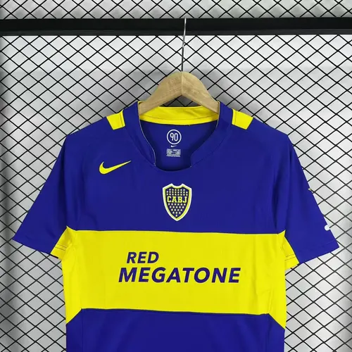 2005/2006 Retro Boca Juniors Heim Fußballtrikot   — view 3