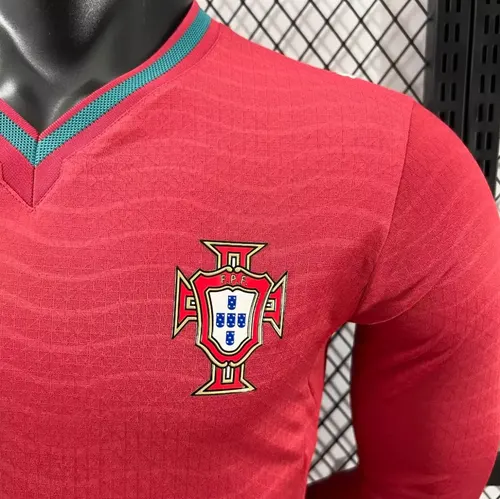 قميص البرتغال المنزلي لكرة القدم طويل الأكمام نسخة اللاعب 2026 جودة تايلاندية — view 7