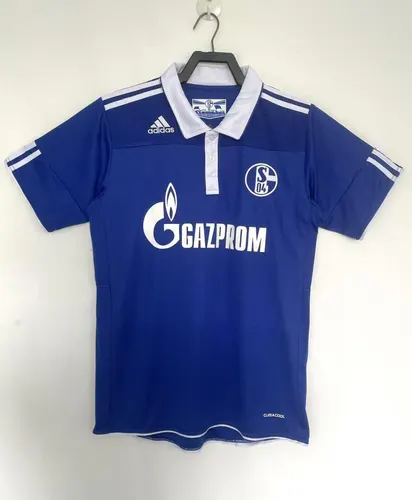 2010-2011 Retro Schalke 04 Heimfußballtrikot  — view 1