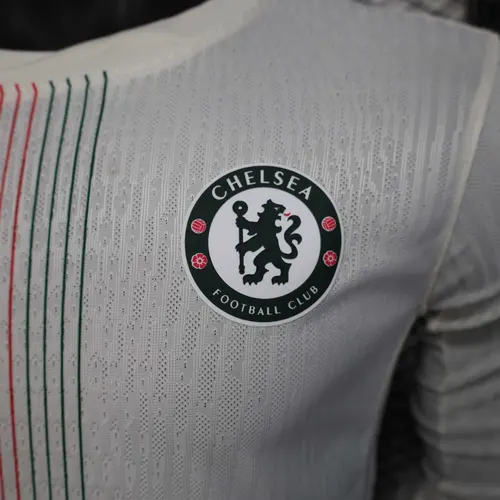 2025/2026 Manches Longues Chelsea Extérieur Version Joueur Maillot de Football  — view 5