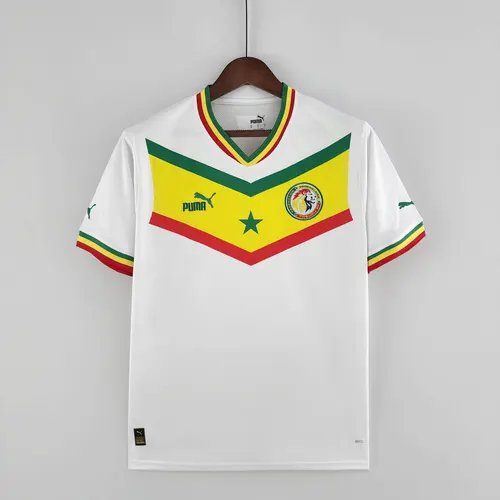 Maillot Domicile Équipe Nationale Sénégal Coupe du Monde FIFA 2022