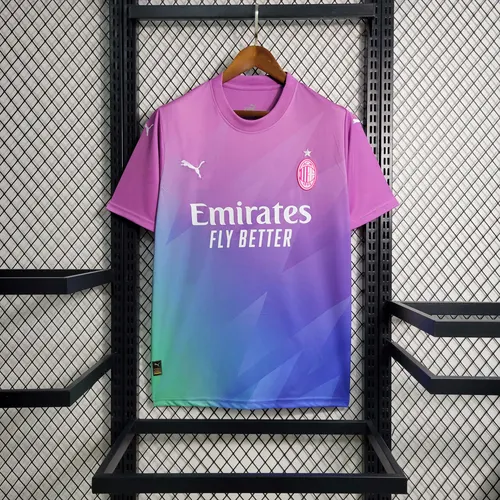 قميص كرة قدم AC Milan الثالث خارج الأرض 2023/2024 جودة تايلاندية — view 1