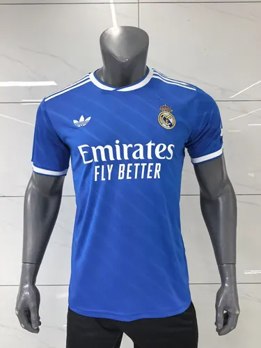 2025/2026 قميص ريال مدريد الثالث للخارج أزرق 01 نسخة اللاعب جودة تايلاندية — view 1