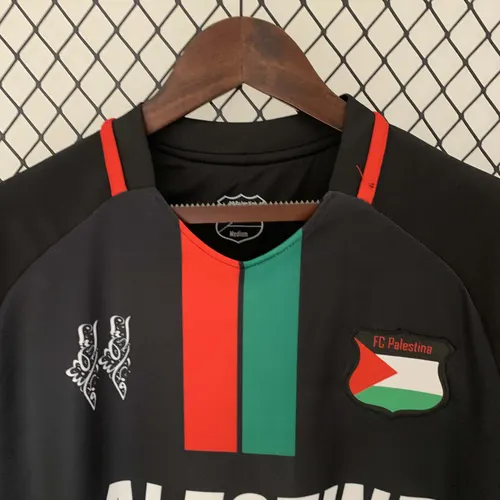 2023-2024 Palästina Heim Fußballtrikot  — view 3