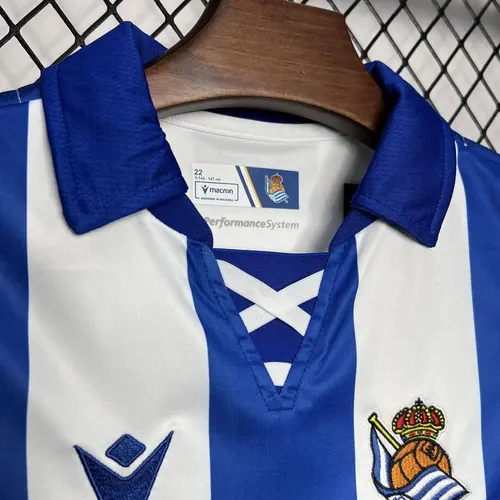 2024/2025 Real Sociedad Maillot Domicile  Taille Enfant — view 3