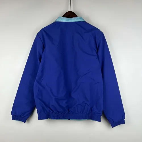 2023-2024 Algeria National Reversible Windbreaker Blue Soccer Jersey   — view 3