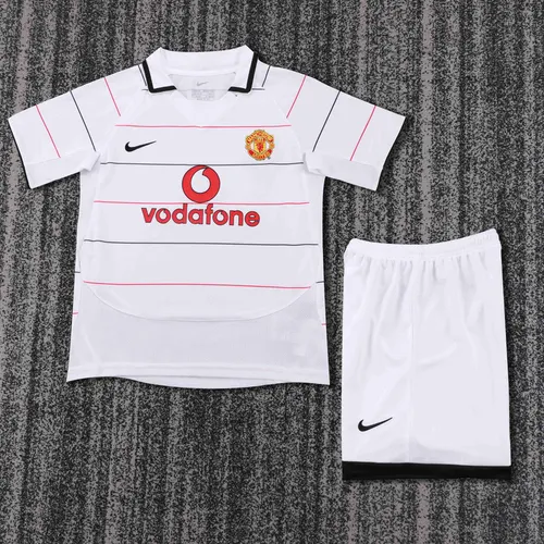 2003-2005 Retro Manchester United Camiseta Visitante  Talla Infantil — view 1