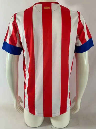 2012-2013 Retro Atletico Madrid Home Soccer Jersey  — view 2