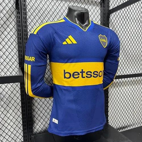 2026/2027 Langarm Spielerversion Boca Juniors Heim Fußballtrikot   — view 3
