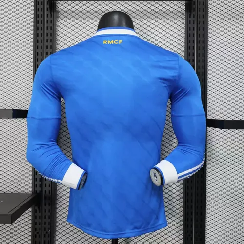 2025/2026 Manga Larga Versión Jugador Camiseta de Fútbol Tercera Visitante del Real Madrid  — view 2
