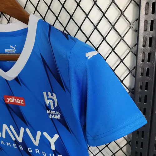 2023/2024 Al-Hilal Saudi Home Football Shirt Kids Size — view 8