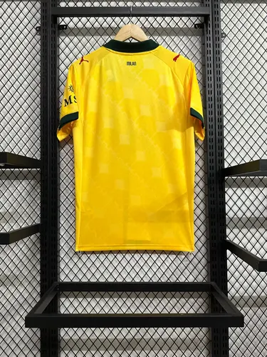 2025/2026 AC Milan Second Away Yellow Football Jersey  — view 2