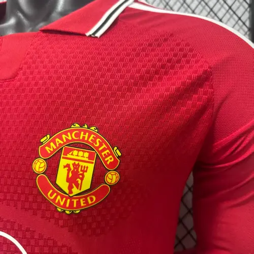 2026/2027 Manga Larga Versión Jugador Manchester United Local Camiseta de Fútbol   — view 7