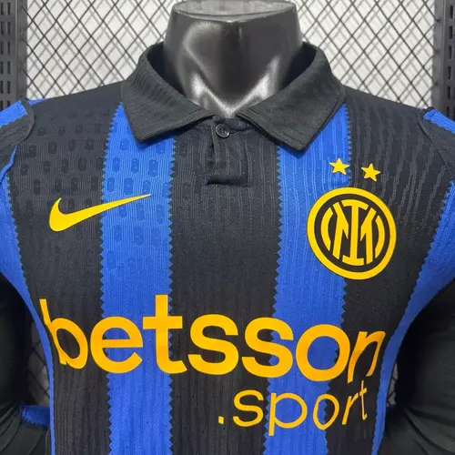 2026/2027 Manga Larga Versión Jugador Inter Milan Local Camiseta de Fútbol   — view 5