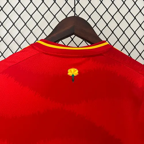 2024-2025 Spanien Heim Fußballtrikot AAA Fan-Qualität — view 3