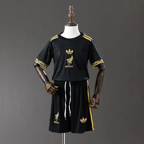 2025 Mexiko National Heim-Fußballtrikot AAA Fan-Qualität Kindergröße — view 1