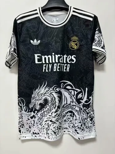 2025/2026 Camiseta Cuello Redondo Dragón Blanco Real Madrid  — view 1