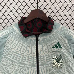 2024 Mexiko Wendbare Windjacke (rot-grün) Fußballtrikot AAA fan-gradät — view 9