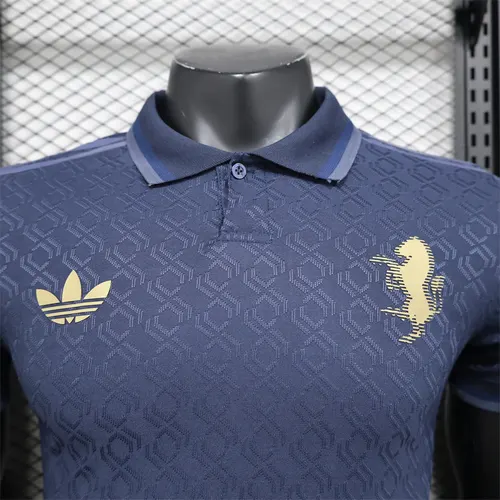 2024/2025 Versão Jogador Juventus Camisa de Futebol Terceiro Visitante  — view 3