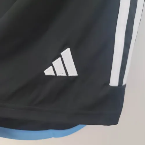 Short Noir Maillot Domicile Équipe Nationale Argentine Coupe du Monde 2022 — view 4