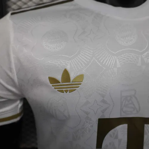 2025/2026 Versión Jugador Bayern Munich 125 Aniversario Camiseta de Fútbol Blanca  — view 4