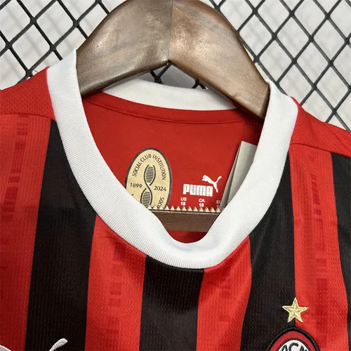 2024/2025 AC Milan Home Football Shirt  Kids Size — view 3