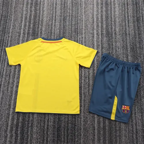 2008/2009 Rétro Barcelone Extérieur Maillot de Foot  Taille Enfant — view 2