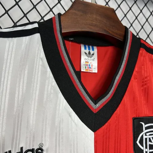 1995/1996 Retro Rangers Auswärts-Fußballtrikot  — view 4