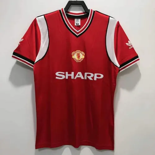 1985 Retro Manchester United Equipación Local Camiseta de Fútbol