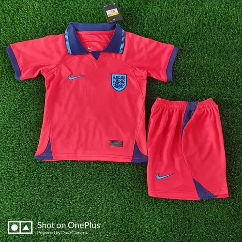 2022 FIFA World Cup England Auswärts Fußballtrikot Kindergröße — view 1