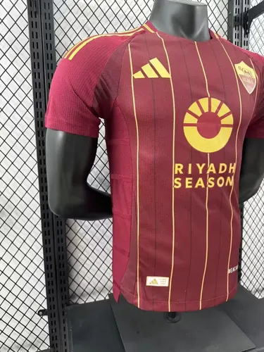 2024/2025 Player Version Roma Home Soccer Jersey  — view 7