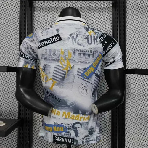 2025/2026 Player Version Real Madrid Champions League Highlights Football Jersey  — view 2