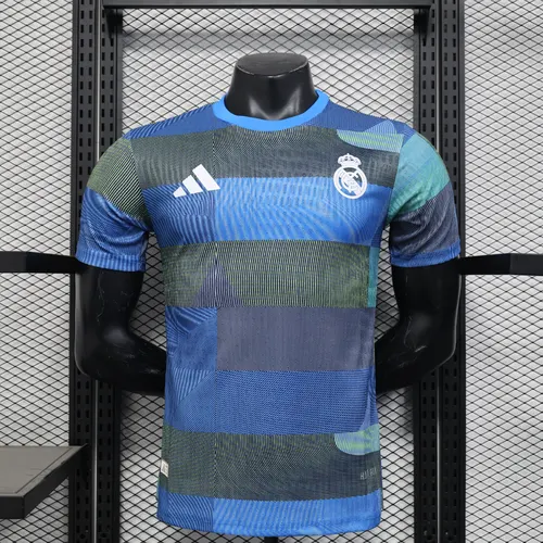 2025/2026 Version Joueur Real Madrid Avant-match Tenue d'Entraînement 01 Maillot de Football  — view 1