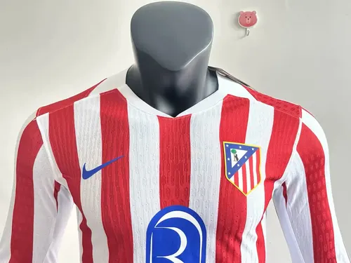 2025/2026 Player Version Atletico Madrid Home Long Sleeve  — view 3