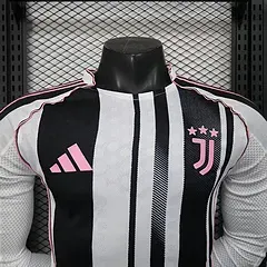 2025/2026 قميص نسخة اللاعب يوفنتوس المنزلي بأكمام طويلة جودة تايلاندية — view 3