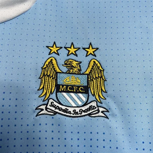 2011/2012 Retro Manchester City Heim Fußballtrikot AAA fan-gradät — view 6