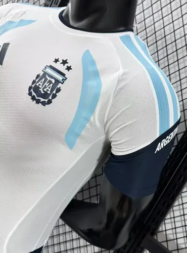 2026 Spielerversion Argentinien Trainingsanzug Weiß Fußballtrikot  — view 9