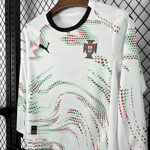 2025/2026 Langarm Portugal Auswärts Fußballtrikot  Kindergröße — view 4