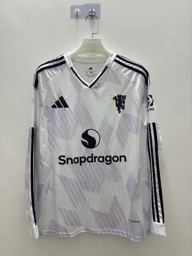 Camisa de Futebol Manchester United Visitante Manga Longa 2025/2026  — view 1