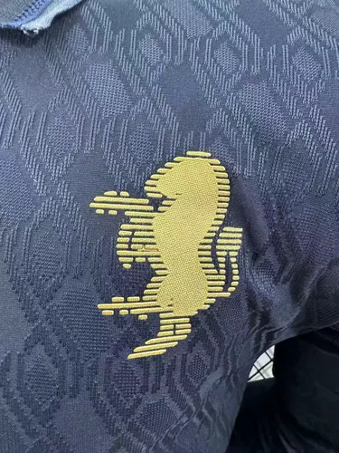 2024/2025 Versão Jogador Juventus Terceiro Uniforme Visitante Manga Longa Camisa de Futebol  — view 6