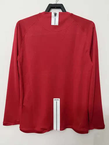 2007-2008 Retro Langarm Manchester United Heim-Trikot  — view 2