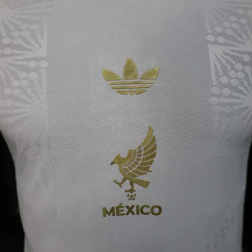 2025/2026 Spielerversion Mexiko National Sonderausgabe Weiß Fußballtrikot  — view 4