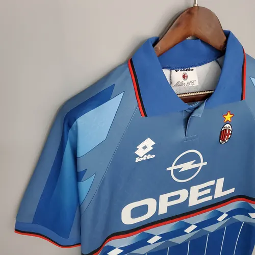 1995/1996 Retro AC Milan Quarto Uniforme Visitante Camisa de Futebol  — view 7