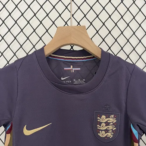 Camisa de Futebol Fora Inglaterra 2024 AAA qualidade fã Tamanho Infantil — view 6