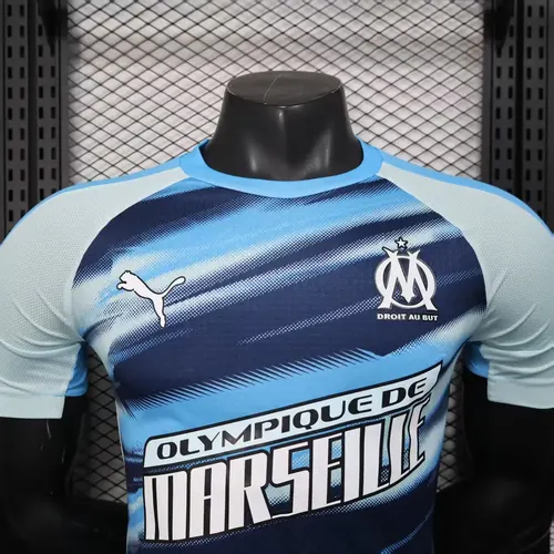 2025/2026 Player Version Olympique de Marseille Training Suit 02 Football Jersey  — view 3