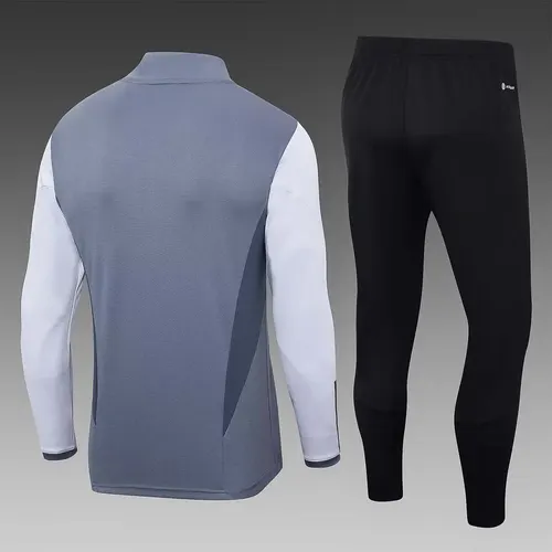 2023/2024 Inter Miami Half-Pull Training Suit gray Football Shirt  Set — view 2
