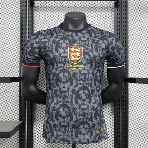 Maillot édition spéciale gris et noir Angleterre version joueur 2024 AAA qualité fan
