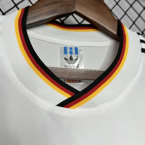 1986 Retro Soccer Jersey Germany Home — view 7